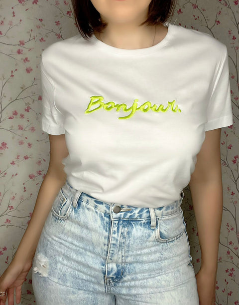 Tshirt Bonjour