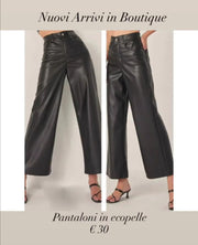 Pantaloni in Ecopelle